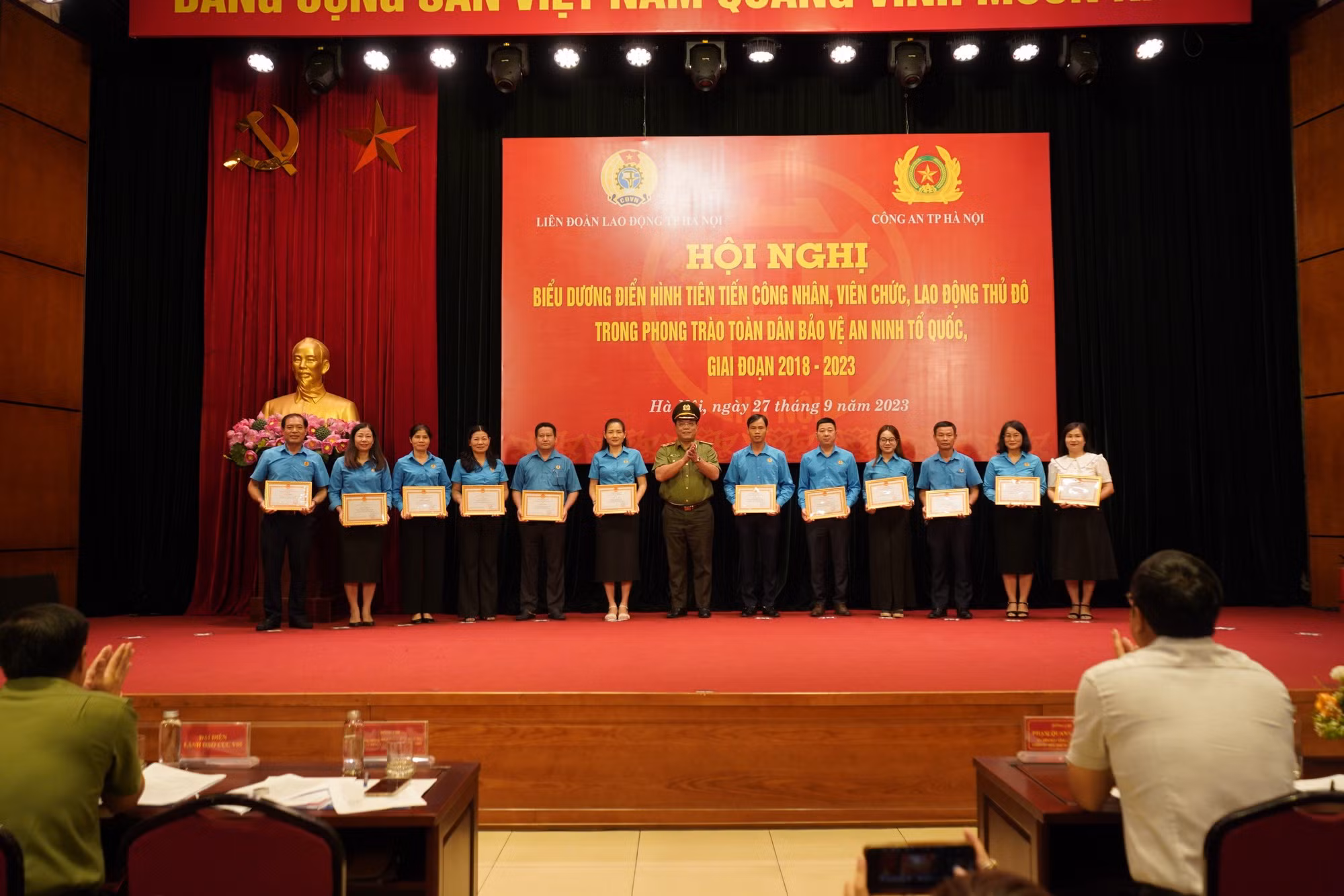 92 điển hình trong công nhân viên chức lao động và các cán bộ công đoàn, Công an được tôn vinh -1