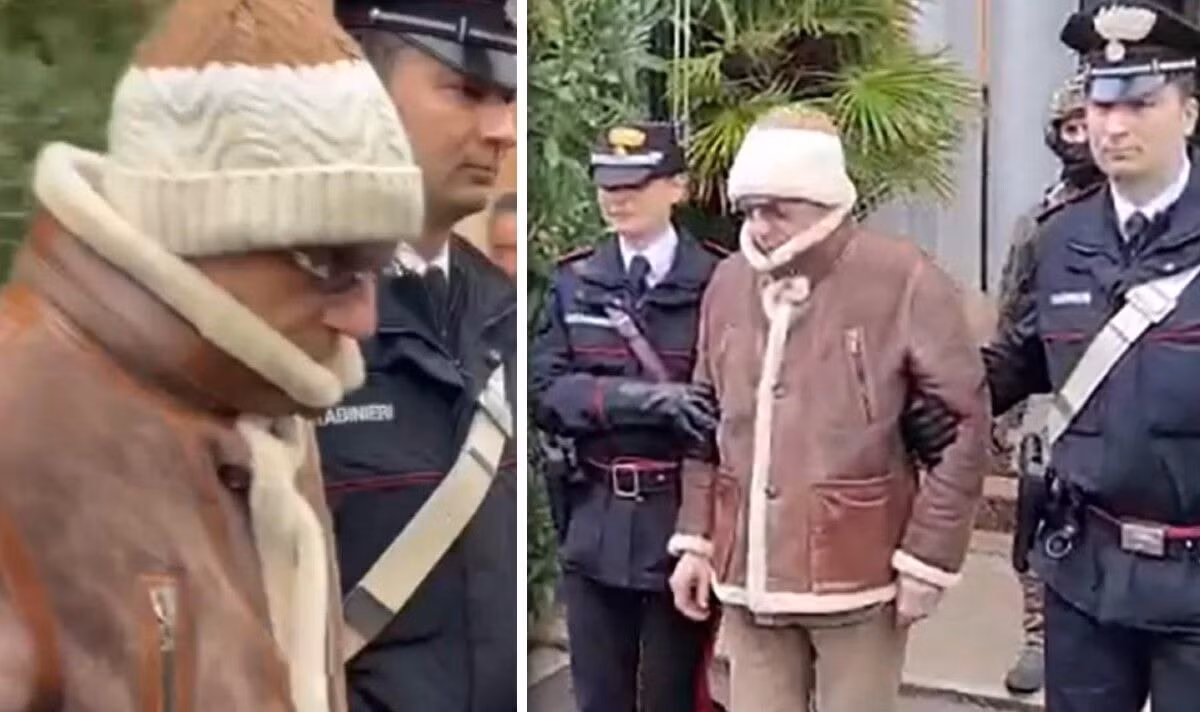 Trùm mafia Matteo Messina Denaro bị bắt hồi tháng 1/2023. Ảnh Cảnh sát Italy.