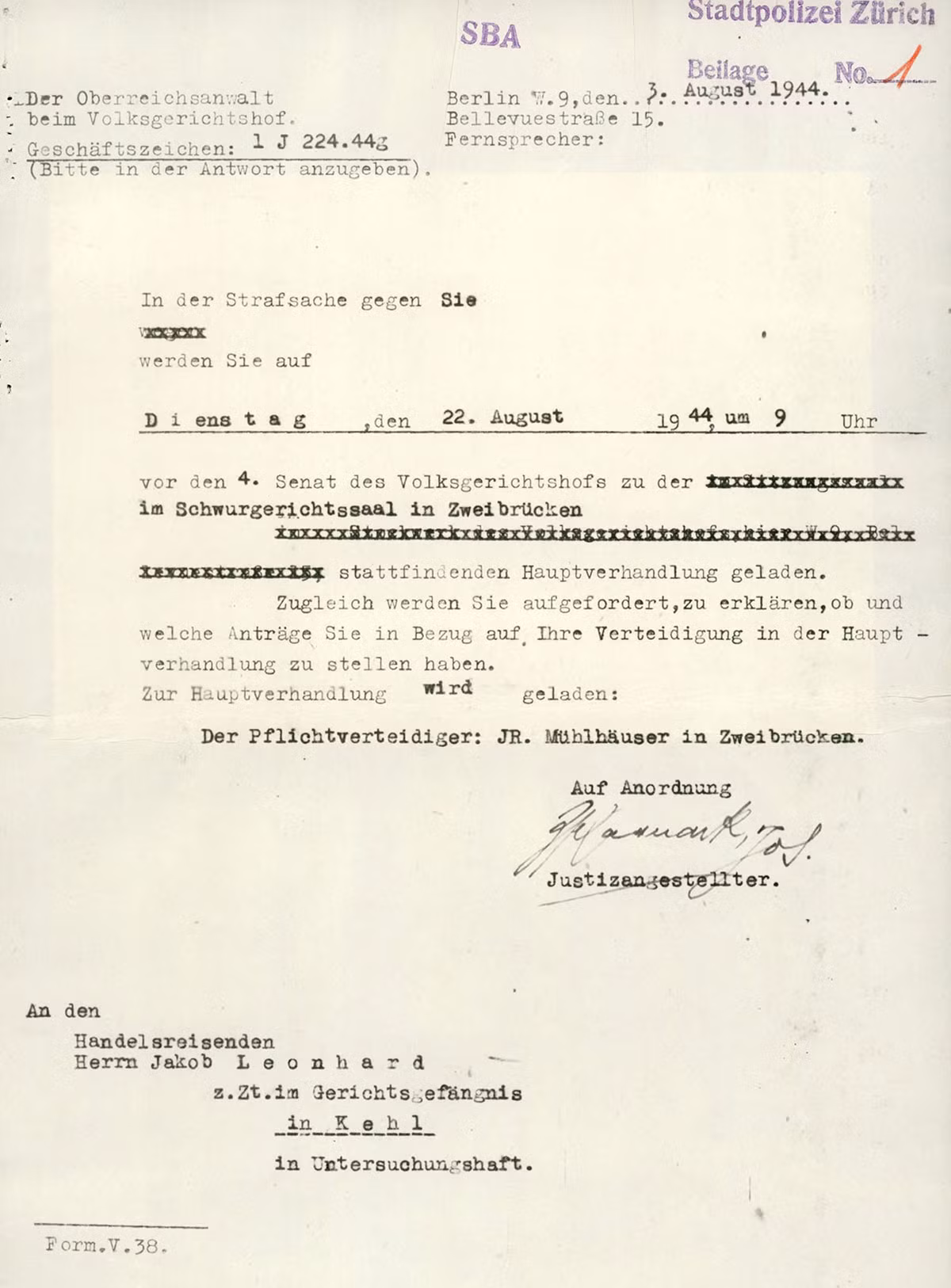 Hồ sơ điệp viên Thụy Sĩ Jakob Leonhard -0