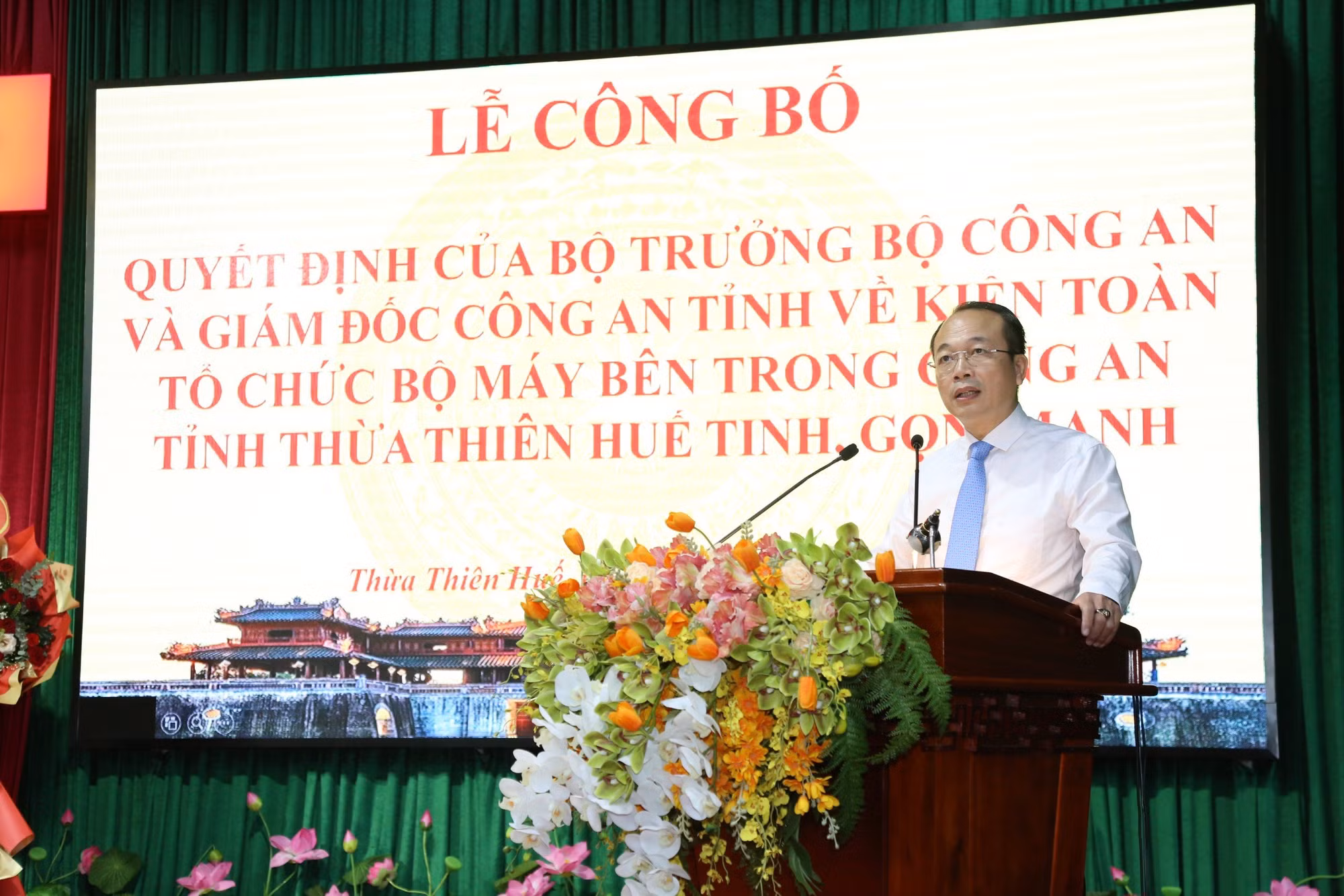 Công an Thừa Thiên Huế hoàn thành kiện toàn bộ máy theo Đề án của Bộ Công an -0