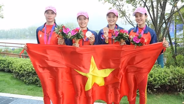 ĐT Rowing Việt Nam liên tiếp giành thêm huy chương tại ASIAD 19
