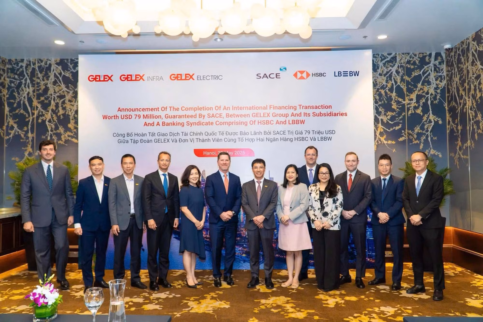 HSBC thu xếp thành công giao dịch bảo lãnh khoản vay không ràng buộc 79 triệu USD cho GELEX -0