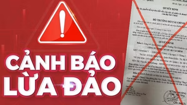 Cảnh báo giả danh Bộ Tài chính để lừa đảo