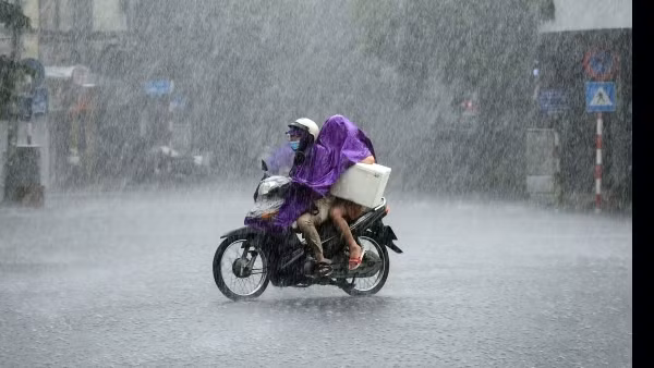 Miền Bắc có nơi mưa rất to