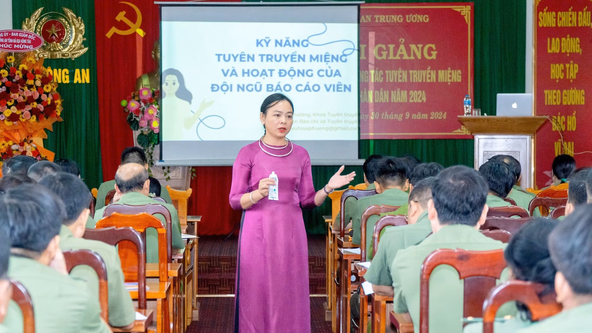 Tập huấn nghiệp vụ công tác tuyên truyền miệng trong CAND năm 2024 -2