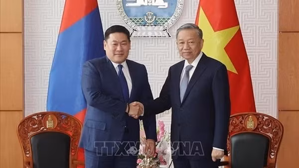 Tổng Bí thư, Chủ tịch nước Tô Lâm hội kiến Thủ tướng Mông Cổ