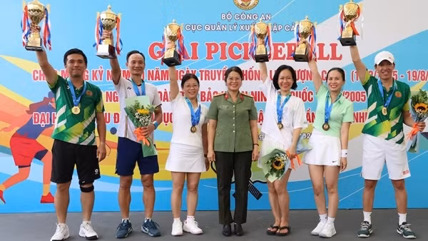 Cục Quản lý xuất nhập cảnh tổ chức Giải đấu pickleball năm 2025