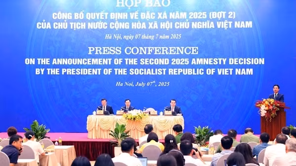 Công bố quyết định đặc xá năm 2025 (đợt 2)