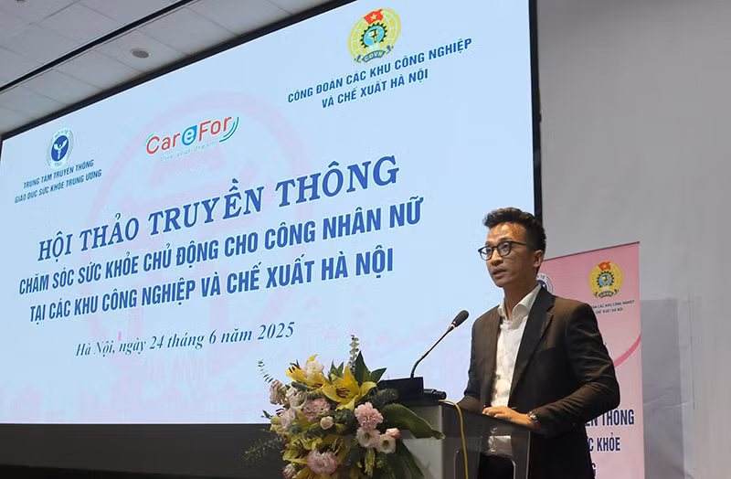 Hội thảo nâng cao nhận thức chăm sóc sức khỏe chủ động cho 200 công nhân nữ -0