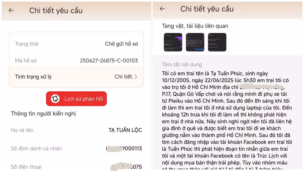 Một thanh niên mất tích, nghi qua nước ngoài bán thận -0