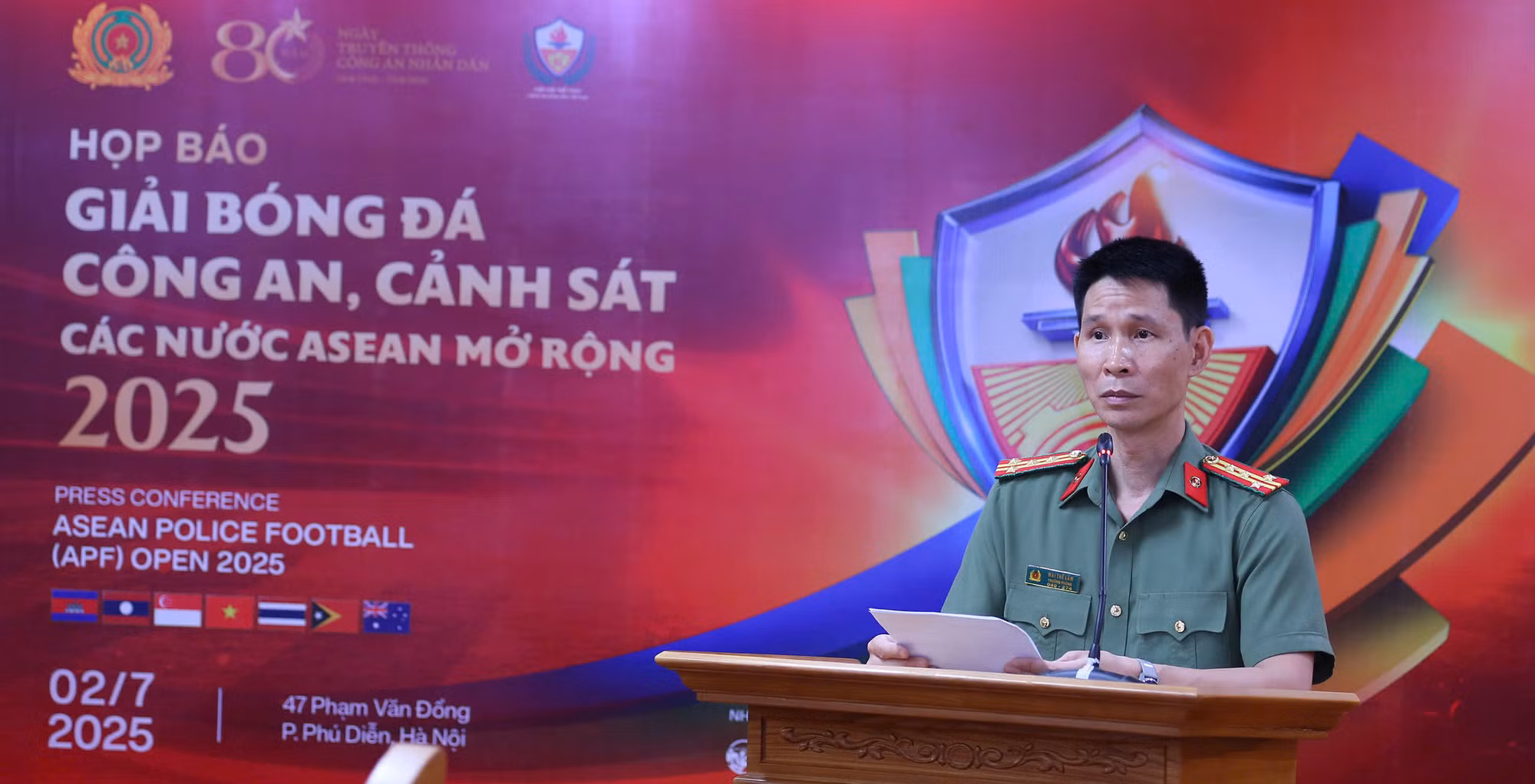 Giải Bóng đá Công an, Cảnh sát các nước ASEAN mở rộng năm 2025: Sân chơi thắt chặt tình hữu nghị, tăng cường hợp tác quốc tế về an ninh -0