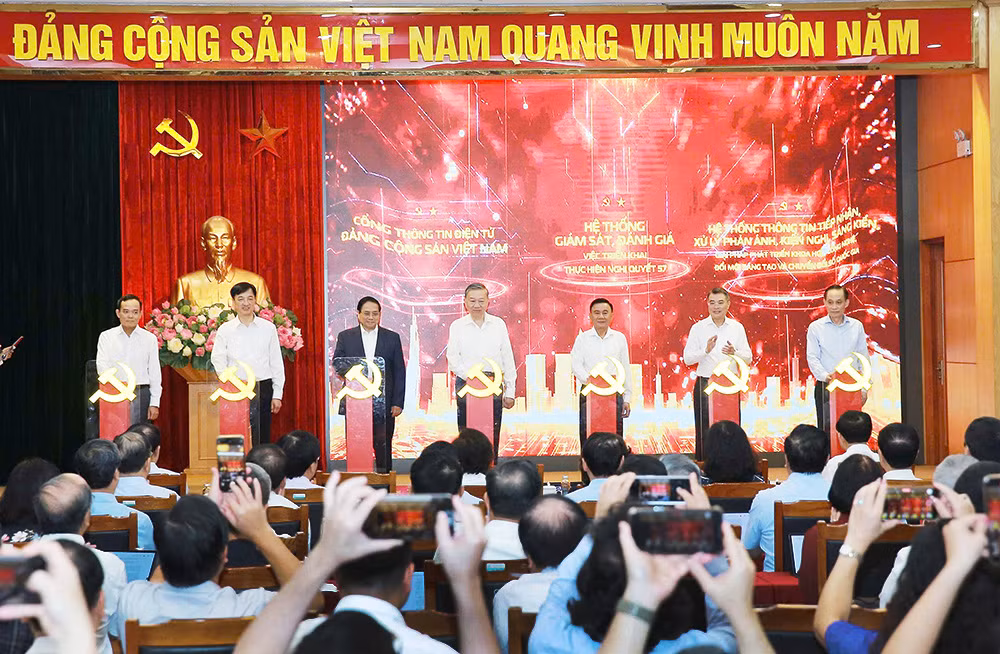 Ra mắt 3 nền tảng ứng dụng phục vụ thực hiện Nghị quyết số 57 -0