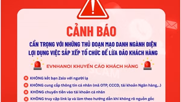 Giả danh nhân viên ngành điện hướng dẫn cập nhật thông tin sau sáp nhập để lừa đảo