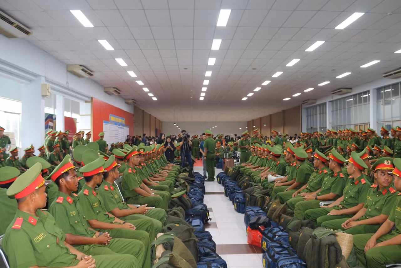 CSCĐ Đông Nam TP Hồ Chí Minh hành quân ra Thủ đô phục vụ Lễ kỷ niệm 80 năm Quốc khánh -2