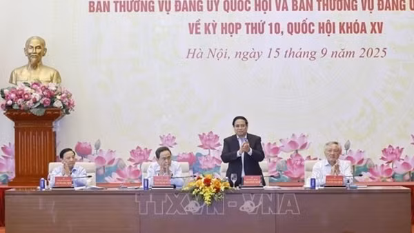 Hội nghị Ban Thường vụ Đảng ủy Quốc hội và Ban Thường vụ Đảng ủy Chính phủ