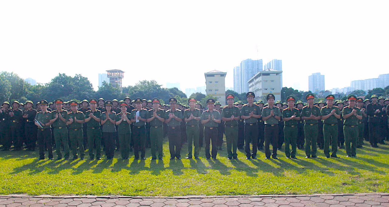 Học viên văn bằng 2 các học viện, trường CAND huấn luyện đầu khoá tại Bộ Tư lệnh Cảnh sát cơ động -0