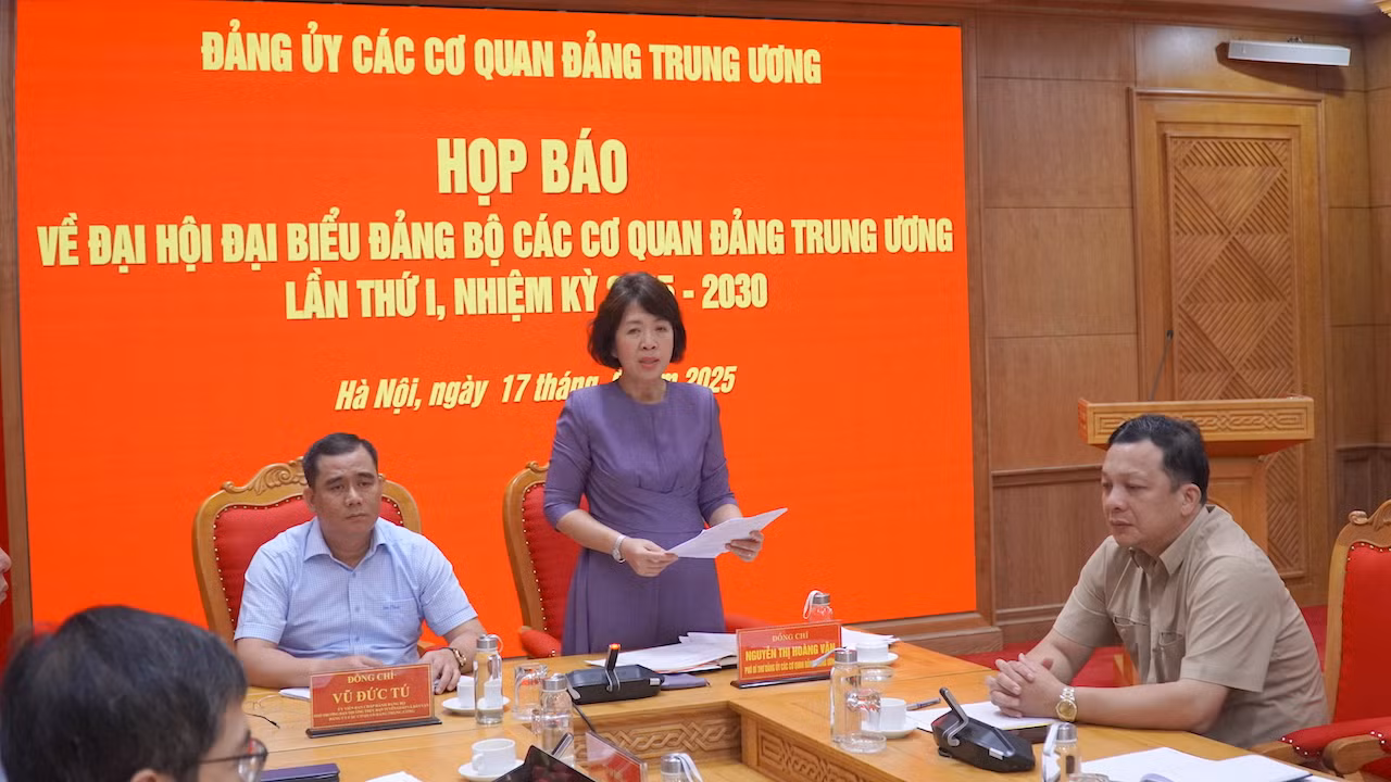 Đại hội đại biểu Đảng bộ các cơ quan Đảng Trung ương lần thứ I diễn ra từ ngày 23 - 24/9 -0