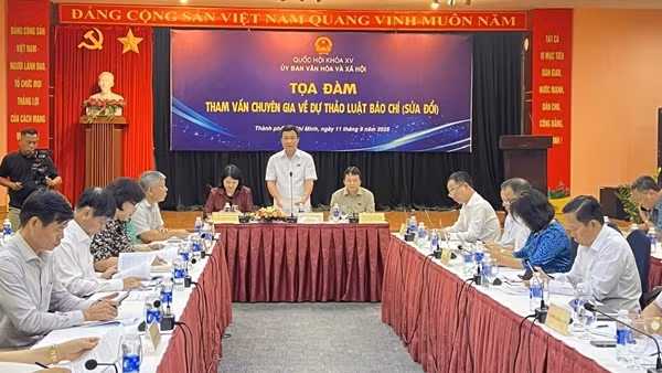 Tọa đàm tham vấn chuyên gia về Dự thảo Luật Báo chí (sửa đổi)
