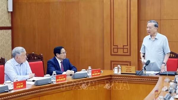 Tổng Bí thư Tô Lâm: Tháo gỡ vướng mắc phát sinh, đảm bảo tính thống nhất, đồng bộ của hệ thống pháp luật