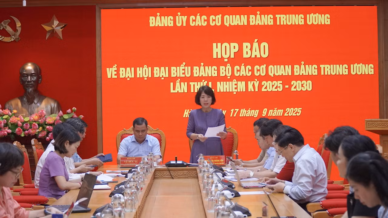 Đại hội đại biểu Đảng bộ các cơ quan Đảng Trung ương lần thứ I diễn ra từ ngày 23 - 24/9 -0