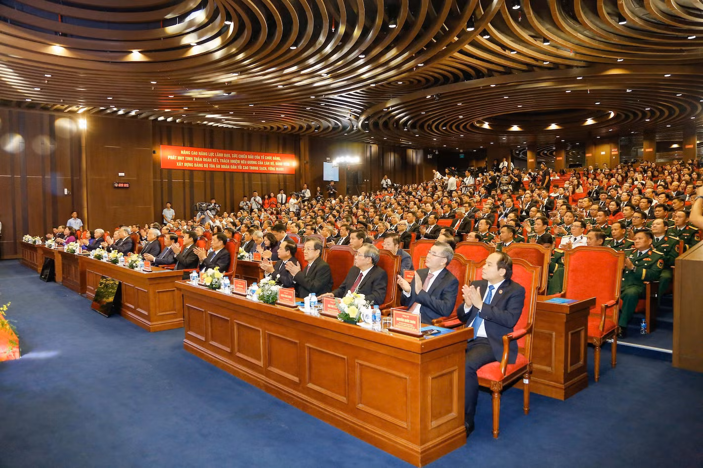 Tổng Bí thư Tô Lâm: “TAND kiên định mục tiêu độc lập dân tộc gắn với chủ nghĩa xã hội, đặt lợi ích quốc gia - dân tộc, lợi ích của Nhân dân lên trên hết, trước hết” -0