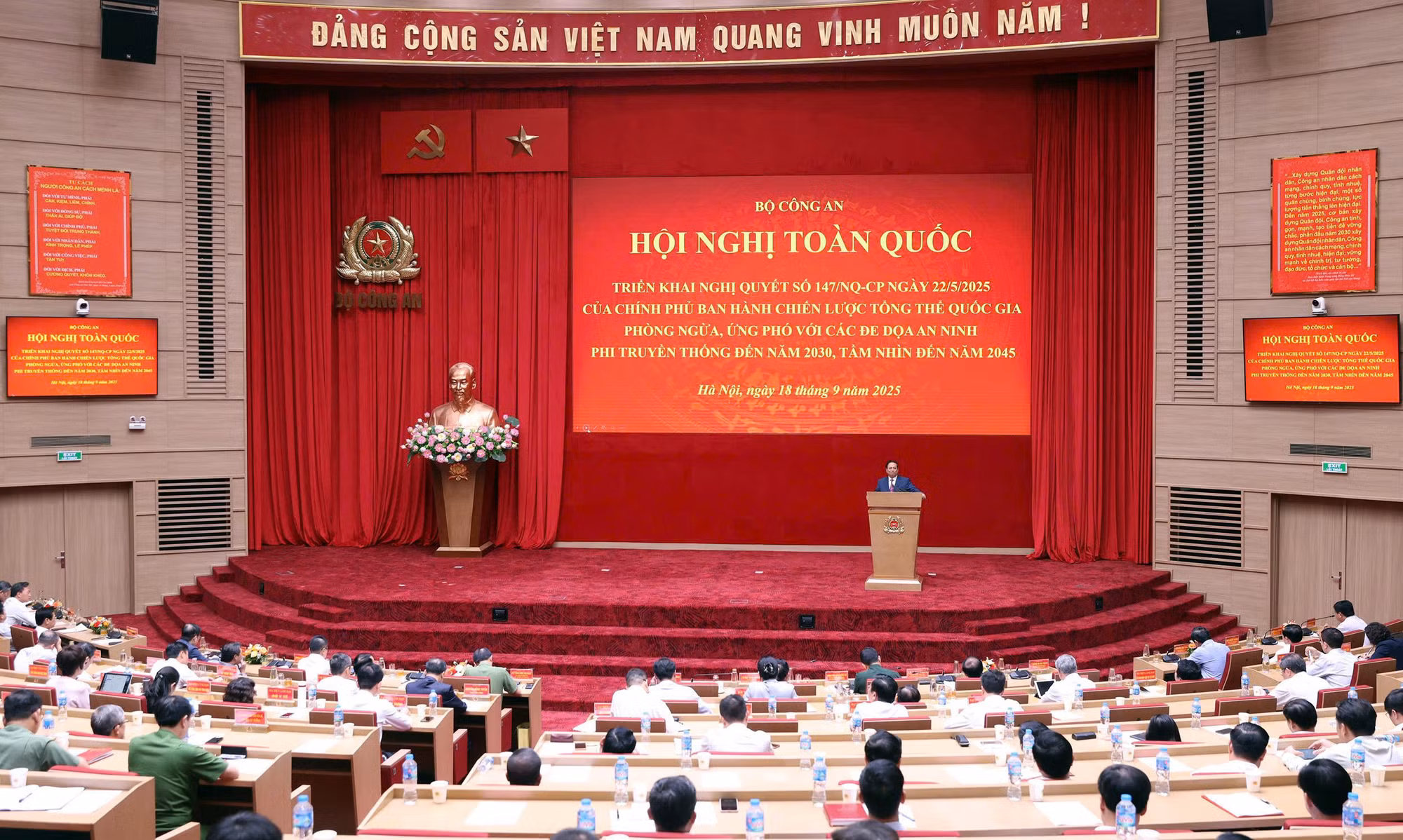 Phòng ngừa chủ động, bền vững; ứng phó kịp thời và hiệu quả các đe doạ an ninh phi truyền thống -0