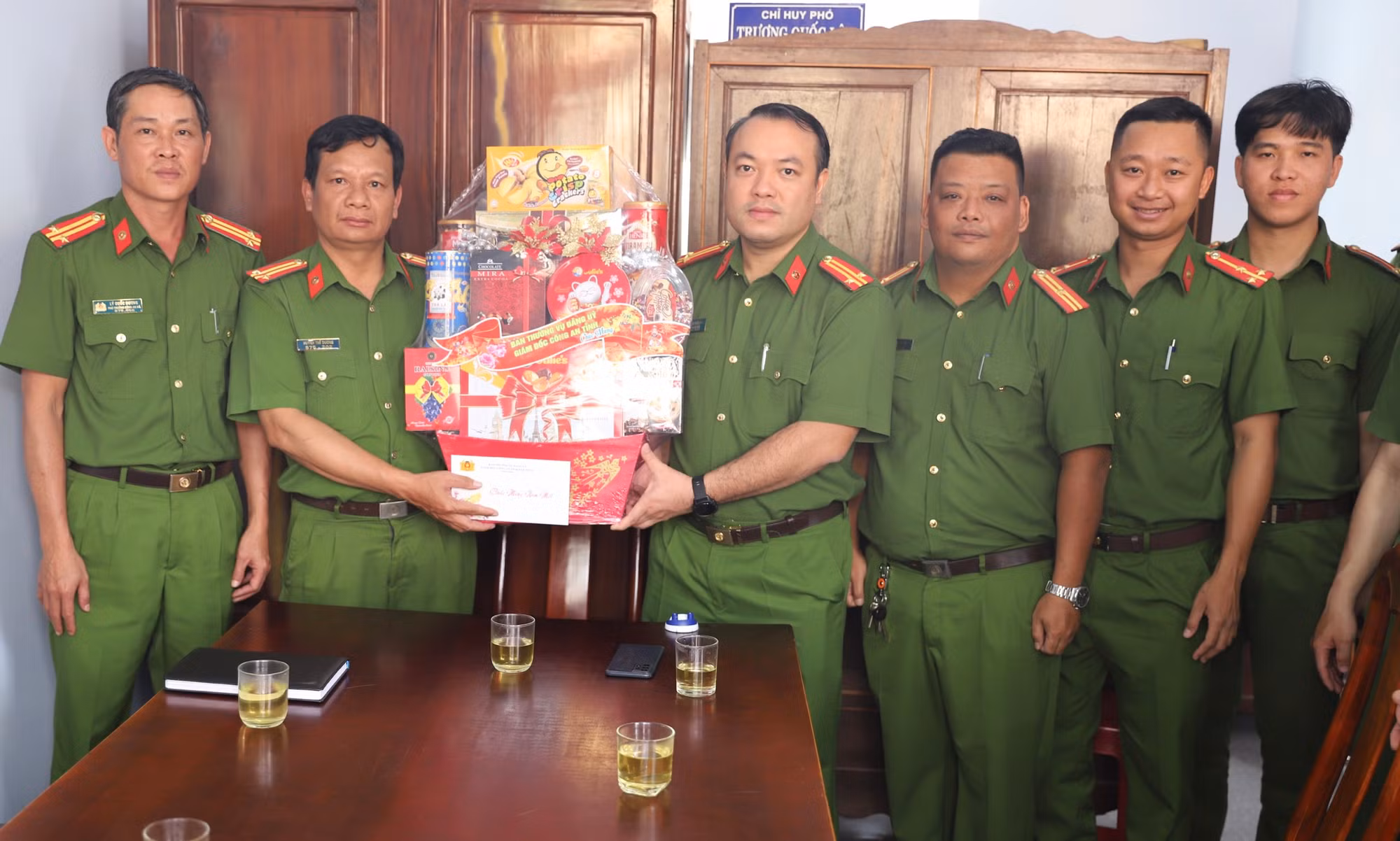 Ban Thường vụ Đảng ủy Công an tỉnh Đắk Nông kiểm tra công tác bảo đảm ANTT -0