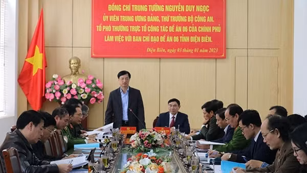 Điện Biên phấn đấu bắt kịp tiến bộ thực hiện đề án 06 của Chính phủ