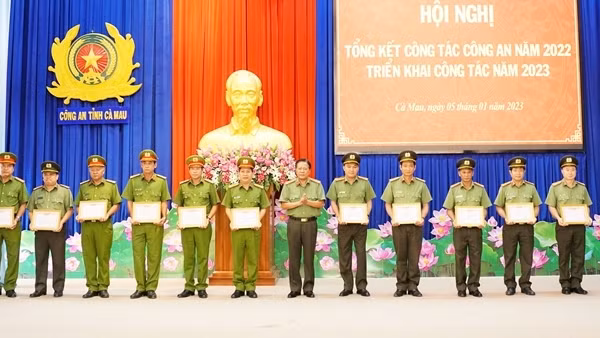 Công an Cà Mau nâng cao tỷ lệ điều tra, khám phá án