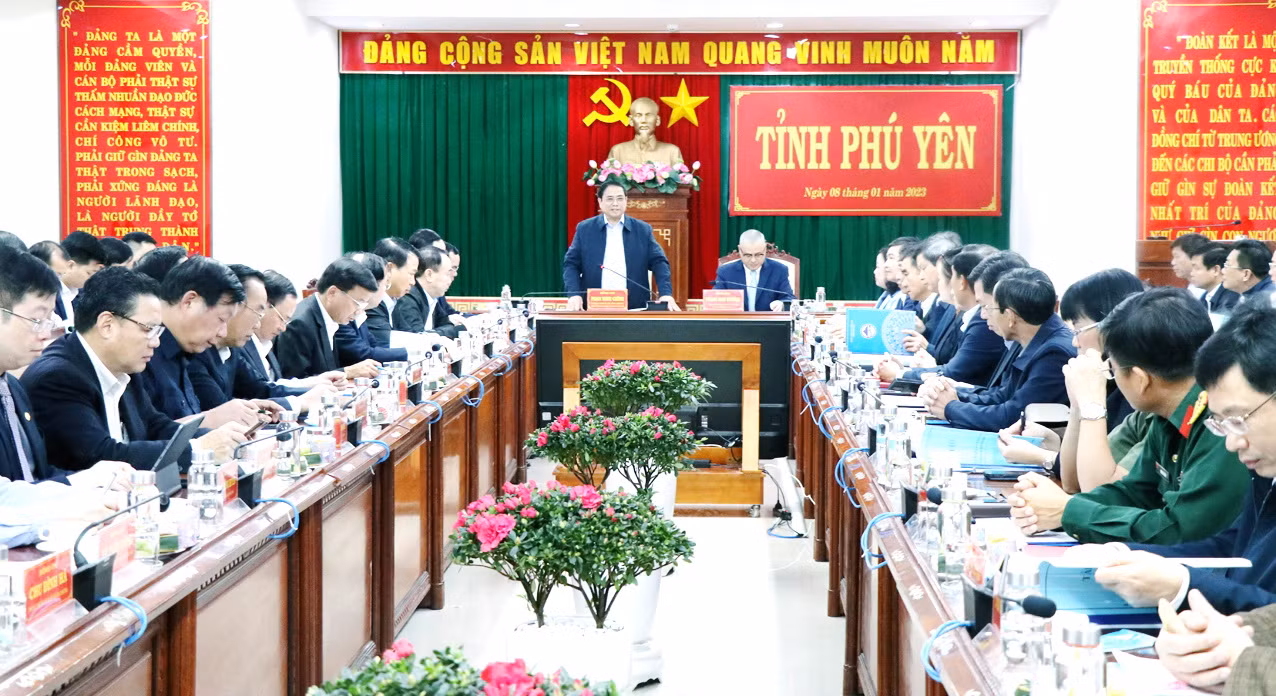 Thủ tướng Chính phủ làm việc với tỉnh Phú Yên -0