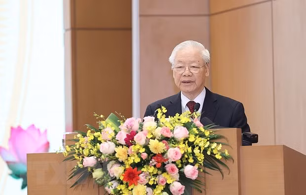 Tổng Bí thư: Tranh thủ thời cơ, thực hiện thắng lợi mục tiêu năm 2023 -0