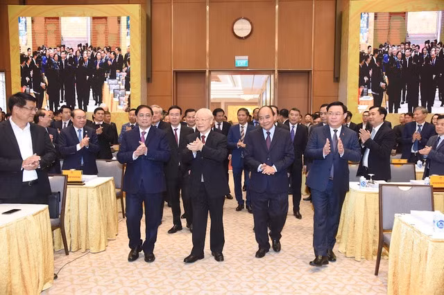 Tổng Bí thư: Tranh thủ thời cơ, thực hiện thắng lợi mục tiêu năm 2023 -0