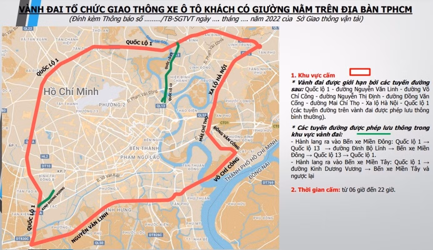 Cấm xe ô tô khách giường nằm vào nội đô thành phố để giảm ùn ứ giao thông -0