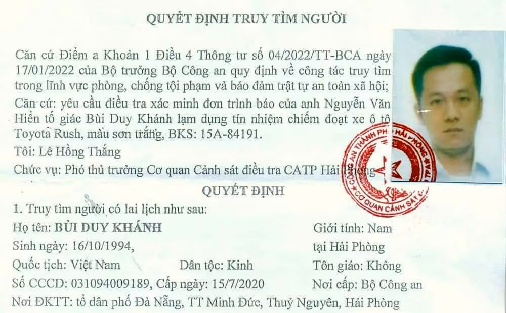 Nam thanh niên Hải Phòng bị tố thuê hàng chục xe ô tô mang đi thế chấp -0