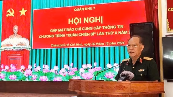 Chương trình “Xuân Chiến sĩ” năm 2025 có nhiều hoạt động phong phú