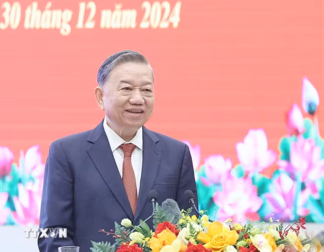 Phát biểu của Tổng Bí thư Tô Lâm tại buổi gặp mặt trí thức, nhà khoa học -0
