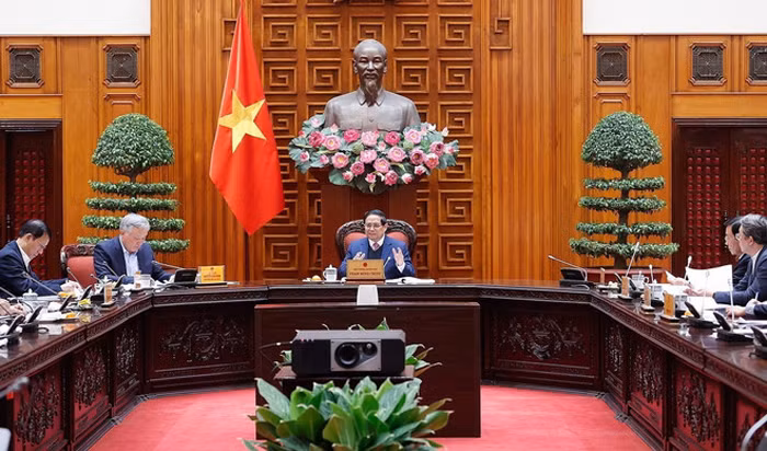 Thủ tướng chủ trì cuộc họp về sắp xếp tổ chức bộ máy Bộ Quốc phòng, Bộ Công an -0