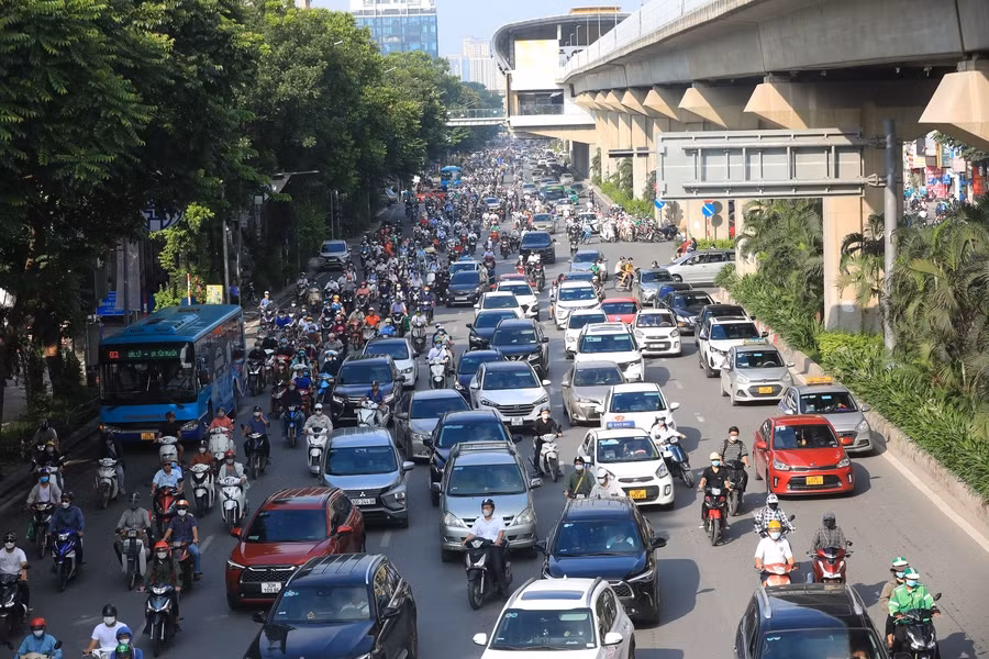 Hà Nội bố trí 144 chốt trực chống ùn tắc dịp Tết -0