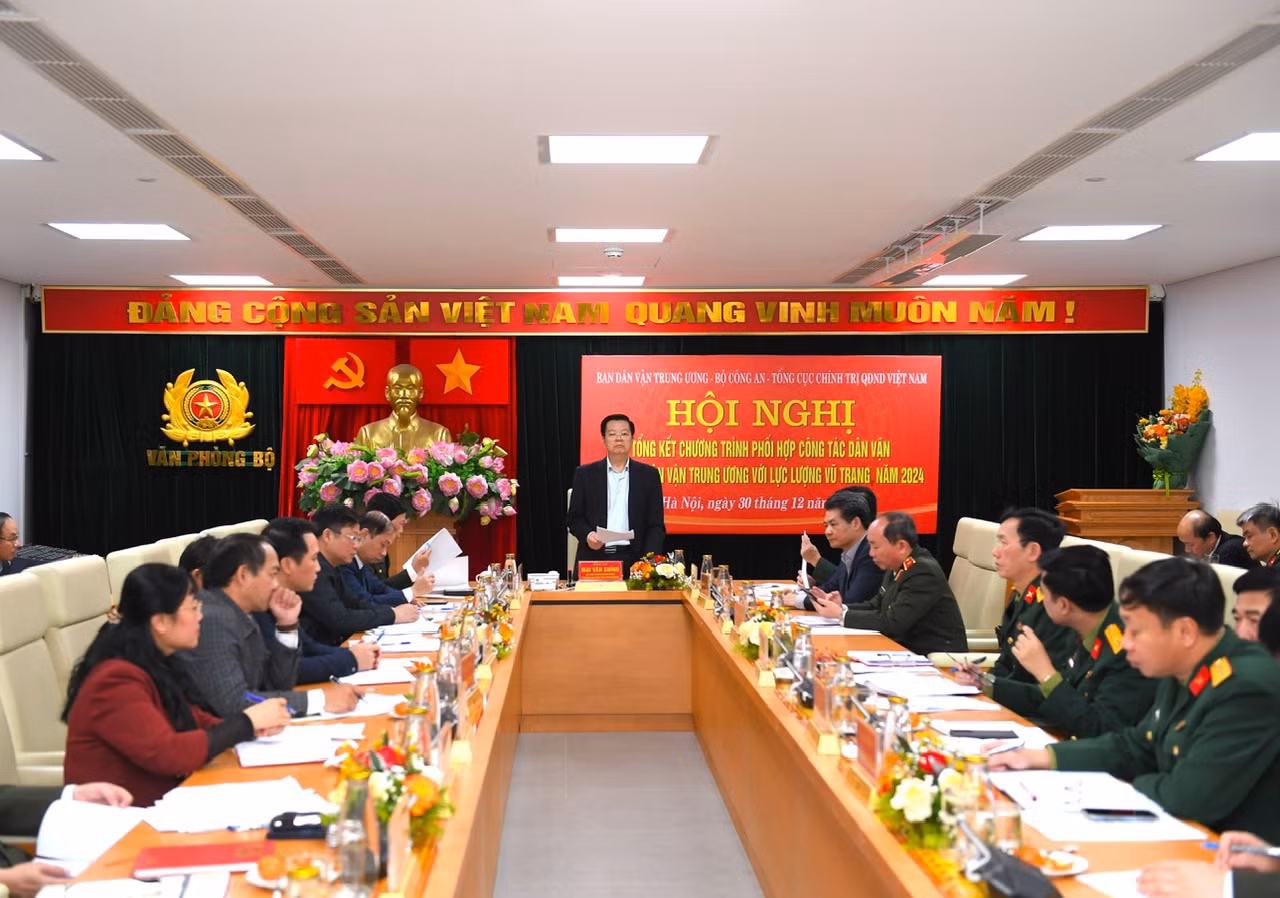 Nhiều kết quả nổi bật trong phối hợp công tác dân vận giữa Ban Dân vận Trung ương, Bộ Công an và Tổng cục QĐND Việt Nam -0