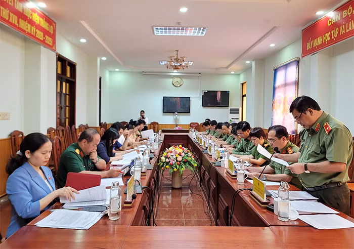 Báo cáo Đoàn Đại biểu Quốc hội tỉnh Gia Lai&nbsp;về các dự án luật do Bộ Công an chủ trì soạn thảo -0