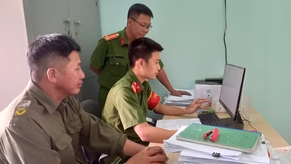Công an xã nơi tiếp giáp 3 tỉnh Khánh Hoà - Phú Yên - Đắk Lắk