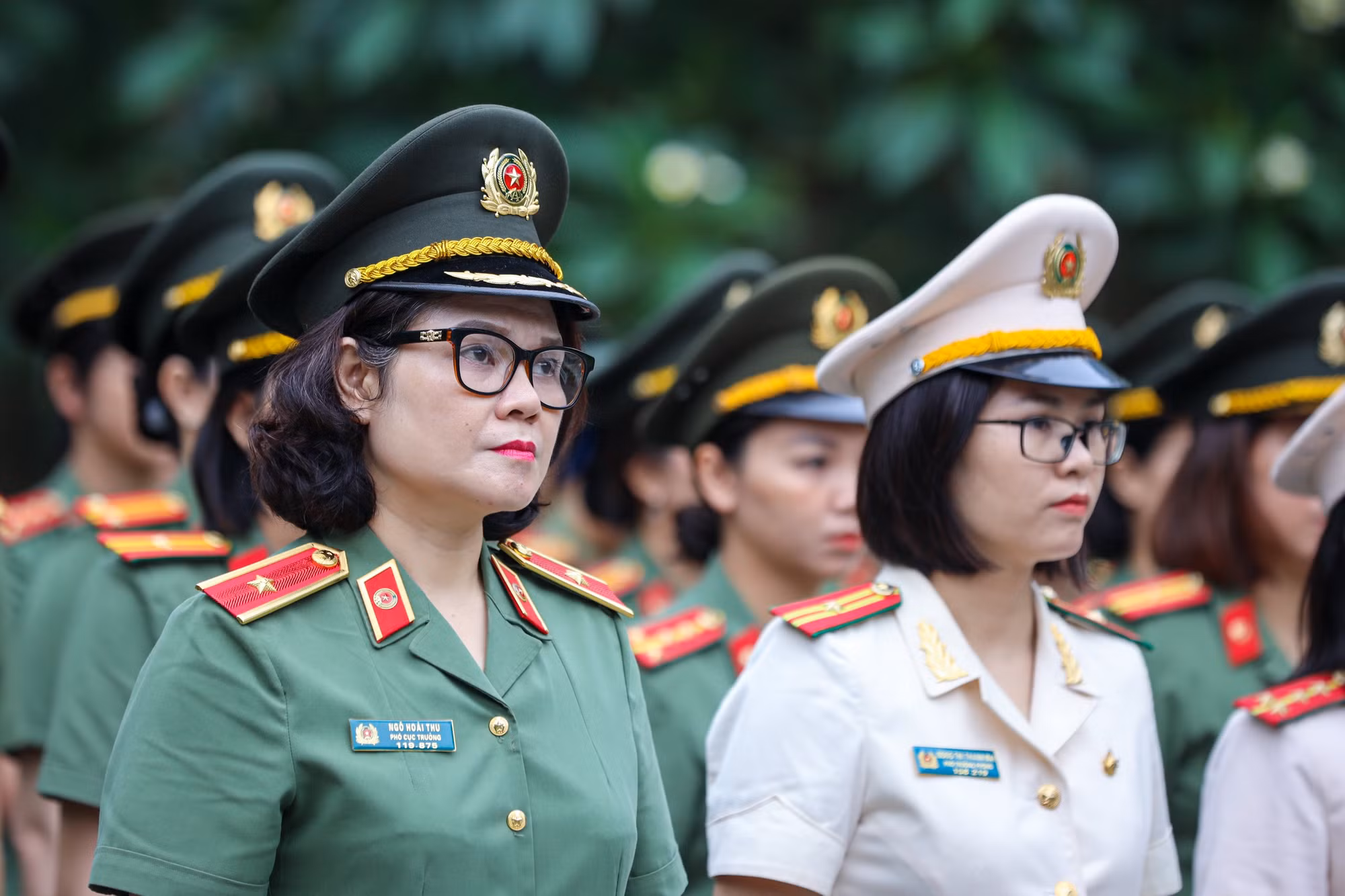 Đoàn Phụ nữ Công an tiêu biểu dâng hương viếng Chủ tịch Hồ Chí Minh tại Khu di tích K9 -0