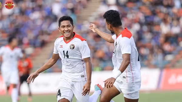 U22 Indonesia giành vé vào bán kết môn bóng đá nam SEA Games 32