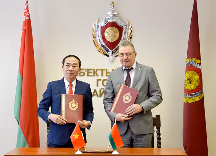 Việt Nam - Belarus tăng cường hợp tác trong lĩnh vực giám định tư pháp -1
