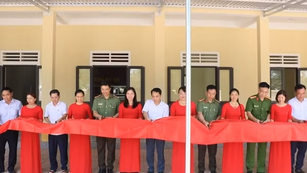 Khánh thành trụ sở Công an xã đầu tiên tại huyện Hương Sơn