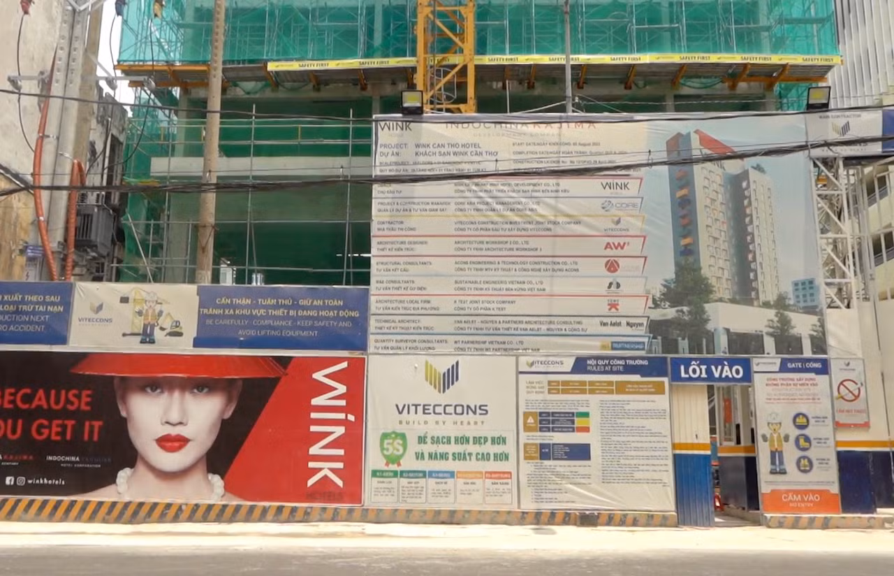 Công trình xây dựng Wink Trung tâm Cần Thơ, gây nứt, lún nhà dân -0