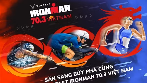 VinFast là đối tác danh hiệu của VinFast IRONMAN 70.3 Việt Nam 2023