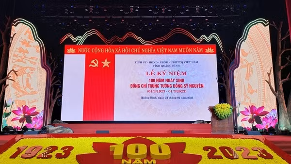 Kỷ niệm trọng thể 100 năm Ngày sinh Trung tướng Đồng Sỹ Nguyên