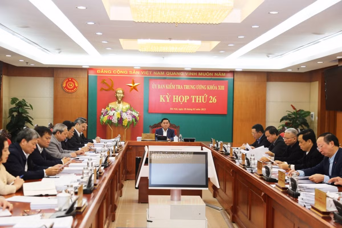 Toàn văn thông cáo báo chí Kỳ họp thứ 26 Ủy ban Kiểm tra Trung ương -0