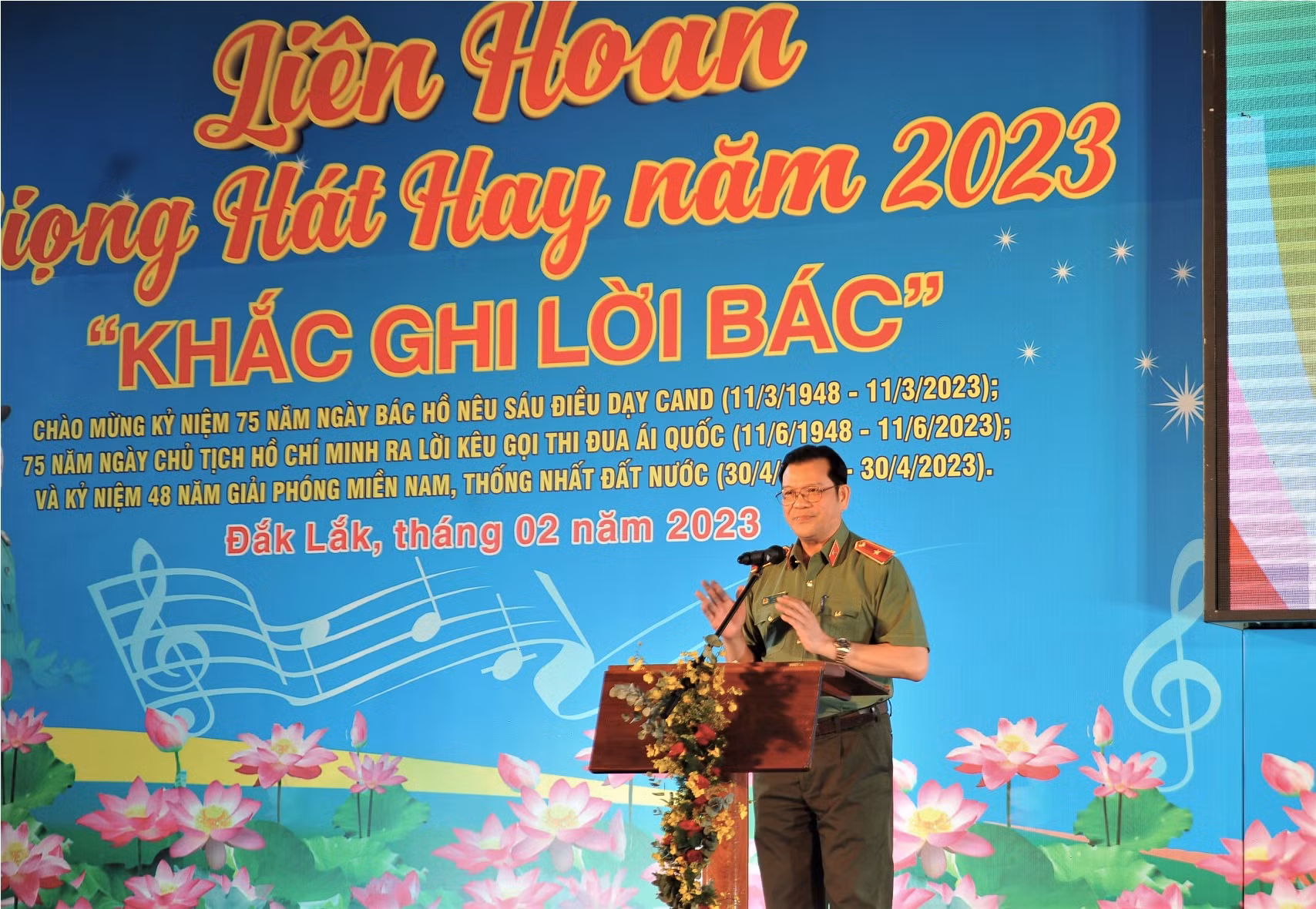 Liên hoan tiếng hát hay Công an tỉnh Đắk Lắk năm 2023 -0
